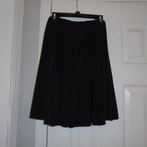 By and By Girls' Flowing Black MIDI Skirt - NWOT